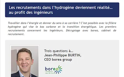 Les recrutements dans l’hydrogène deviennent réalité… au profit des ingénieurs