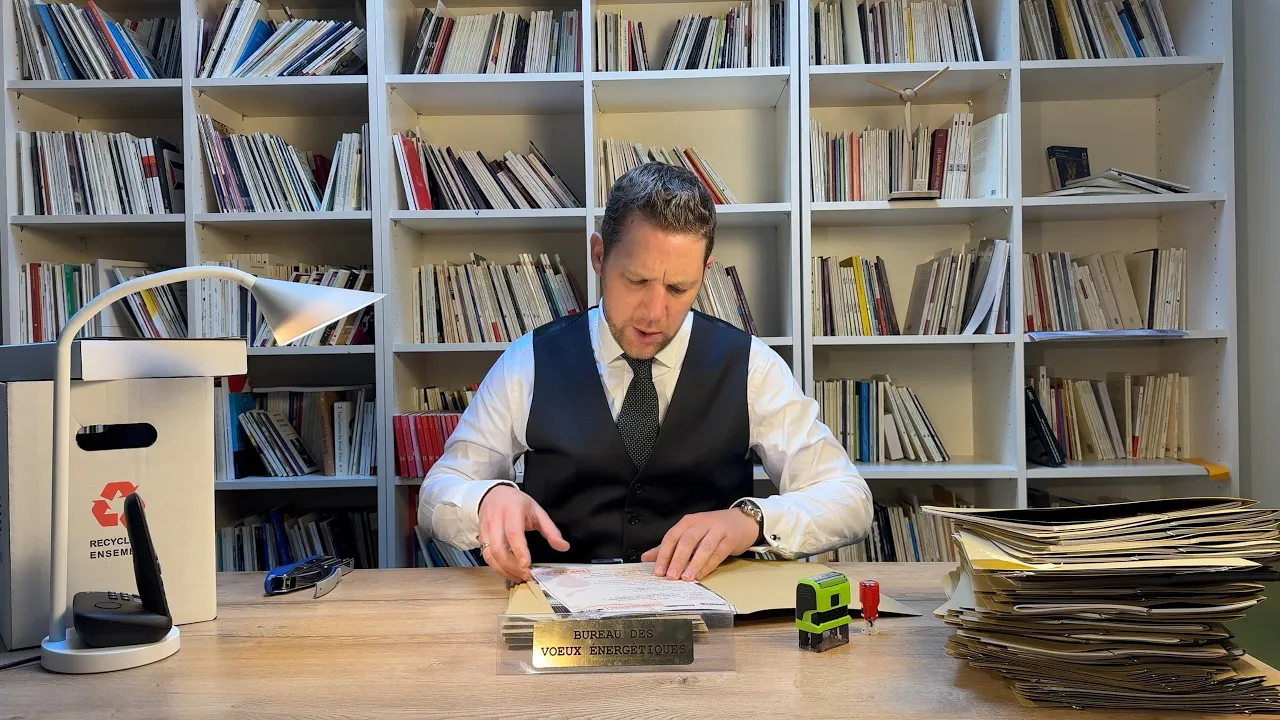 Scoops, dossiers et coups de tampon : bienvenue au bureau des vœux énergétiques !